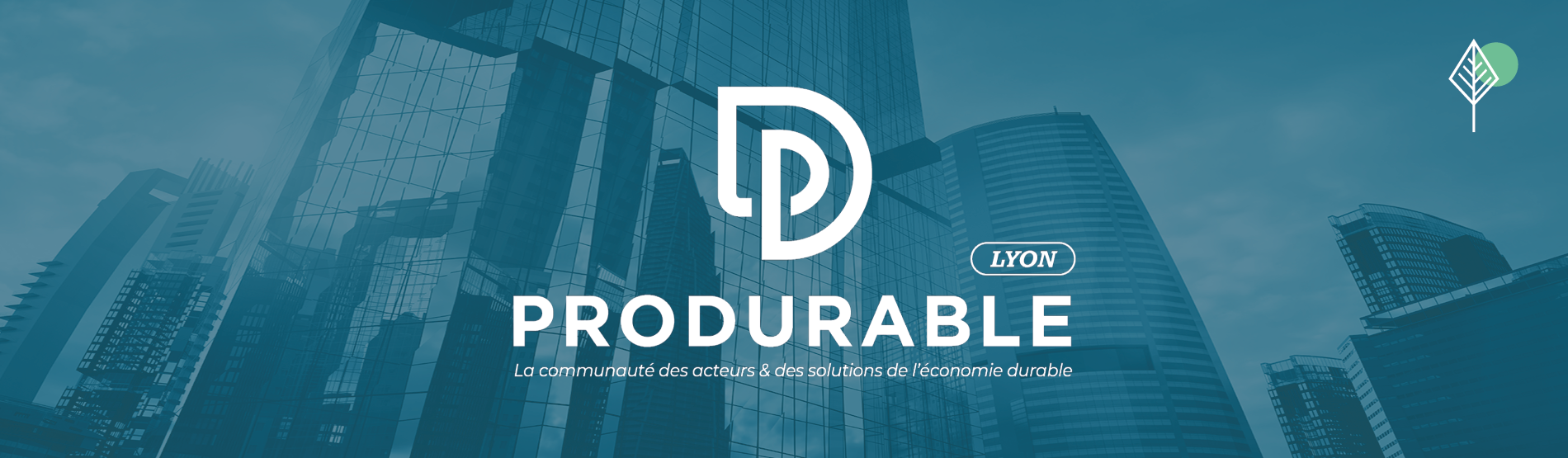 Bâtiments tertiaires avec le logo de Produrable.